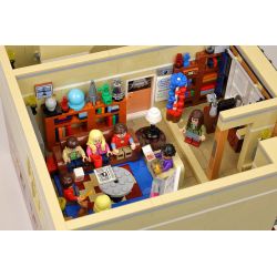 JIESTAR 89106 URGE 10189 MouldKing 16014 Mould King 16014 REBRICKABLE MOC-34463 34463 MOC34463 non  CÁC BẠN XÂY DỰNG LÝ THUYẾT VỤ NỔ LỚN bộ đồ chơi xếp lắp ráp ghép mô hình Creator CENTRAL PERK BIG BANG THEORY MODULAR Sáng Tạo 4294 khối