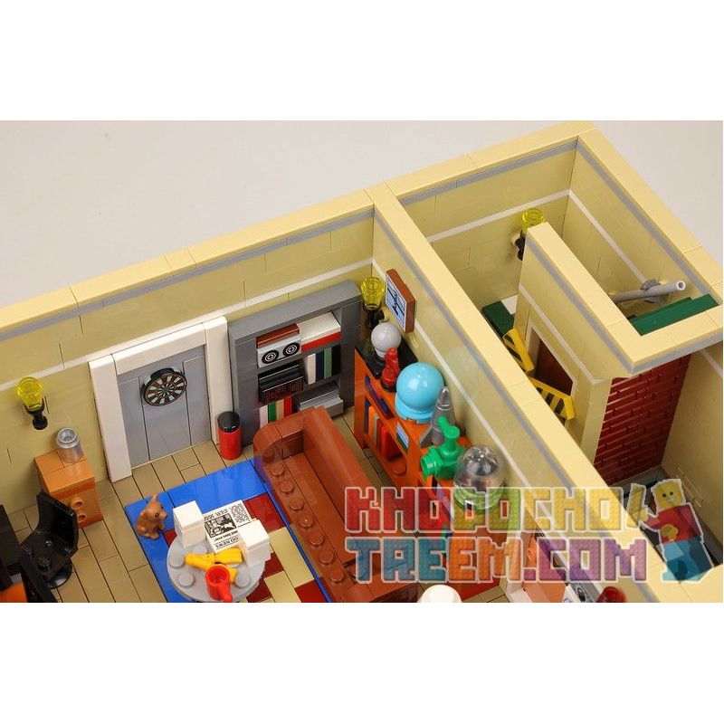 JIESTAR 89106 URGE 10189 MouldKing 16014 Mould King 16014 REBRICKABLE MOC-34463 34463 MOC34463 non  CÁC BẠN XÂY DỰNG LÝ THUYẾT VỤ NỔ LỚN bộ đồ chơi xếp lắp ráp ghép mô hình Creator CENTRAL PERK BIG BANG THEORY MODULAR Sáng Tạo 4294 khối