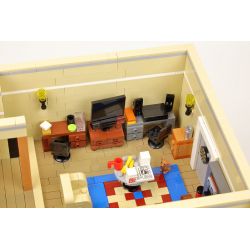 JIESTAR 89106 URGE 10189 MouldKing 16014 Mould King 16014 REBRICKABLE MOC-34463 34463 MOC34463 non  CÁC BẠN XÂY DỰNG LÝ THUYẾT VỤ NỔ LỚN bộ đồ chơi xếp lắp ráp ghép mô hình Creator CENTRAL PERK BIG BANG THEORY MODULAR Sáng Tạo 4294 khối