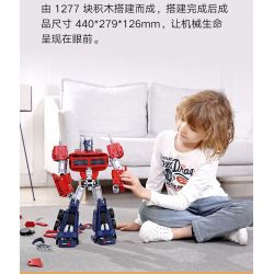 XIAOMI MITU MI ONEBOT QTZ01IQI 01IQI non  OPTIMUS. bộ đồ chơi xếp lắp ráp ghép mô hình Transformers Robot Đại Chiến Người Máy Biến Hình 1277 khối