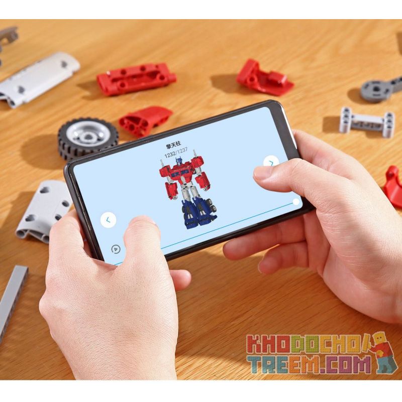 XIAOMI MITU MI ONEBOT QTZ01IQI 01IQI non  OPTIMUS. bộ đồ chơi xếp lắp ráp ghép mô hình Transformers Robot Đại Chiến Người Máy Biến Hình 1277 khối