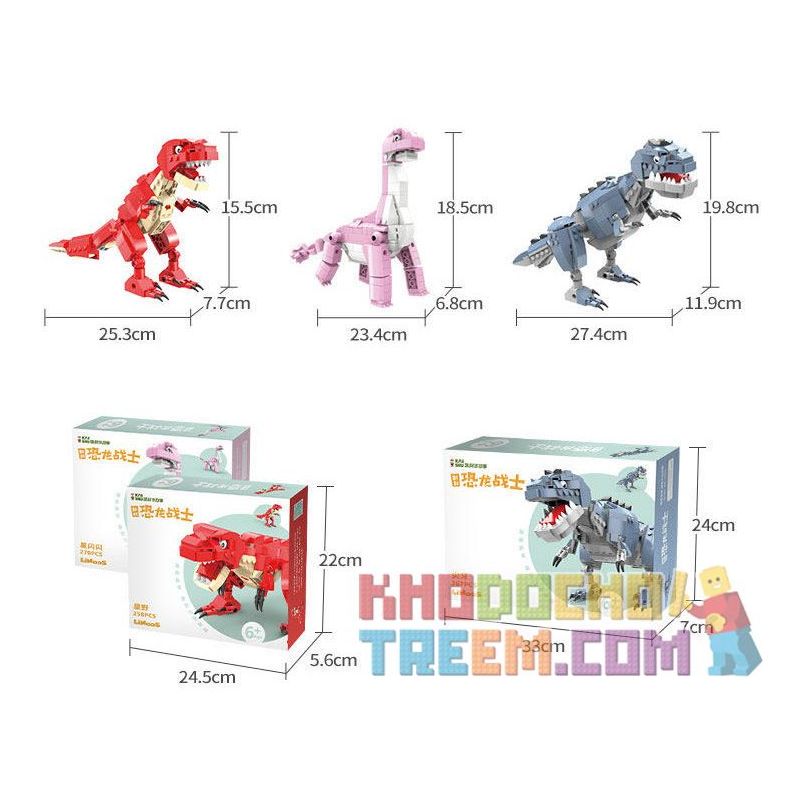 ZHEGAO QL1708 1708 QL1709 1709 Xếp hình kiểu THE LEGO NINJAGO MOVIE Kai Shu Dinosaur Warrior 3 Chú Kai Dinosaur Warrior 3 gồm 2 ZHEGAO QL1708 1708 QL1709 1709 Xếp hình kiểu THE LEGO NINJAGO MOVIE Kai Shu Dinosaur Warrior 3 Chú Kai Dinosaur Warrior 3 gồm 2