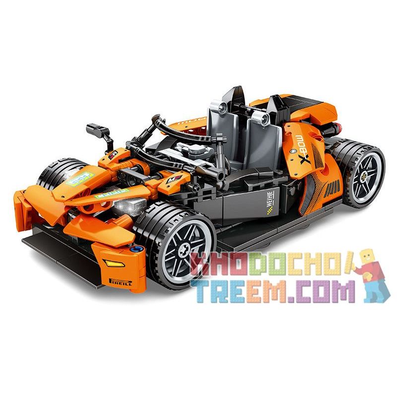 IBLOCK PL-920-143 920-143 PL920-143 SEMBO 701405 non Lego XE ĐẦU KÉO KTM X-BOW GT bộ đồ chơi xếp lắp ráp ghép mô hình Speed Champions Racing Cars Đua Xe Công Thức 404 khối