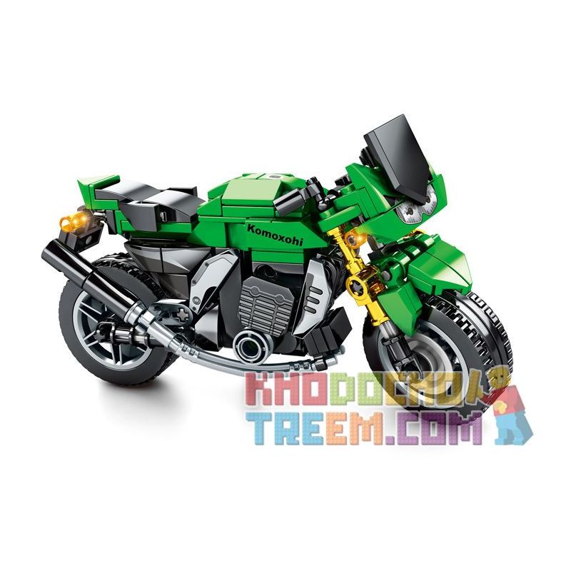 Mô hình xe mô tô Kawasaki Z1000 R 118 Welly 12846PW Green  MixASale