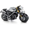 IBLOCK PL-920-185 920-185 PL920-185 SEMBO 701113 non  TRIUMPH MOTORCYCLE. bộ đồ chơi xếp lắp ráp ghép mô hình Motorcycle Motorbike TRIUMPH FROG Xe Hai Bánh 235 khối