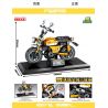 SEMBO 701115 non  XE MÁY HONDA MONKEY bộ đồ chơi xếp lắp ráp ghép mô hình Motorcycle Motorbike Xe Hai Bánh 221 khối