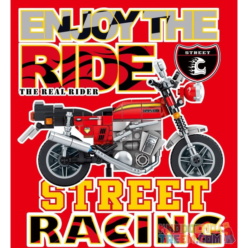 SEMBO 701116 non  HONDA CB750. bộ đồ chơi xếp lắp ráp ghép mô hình Motorcycle Motorbike HONDA MONKEY CB750 Xe Hai Bánh 282 khối