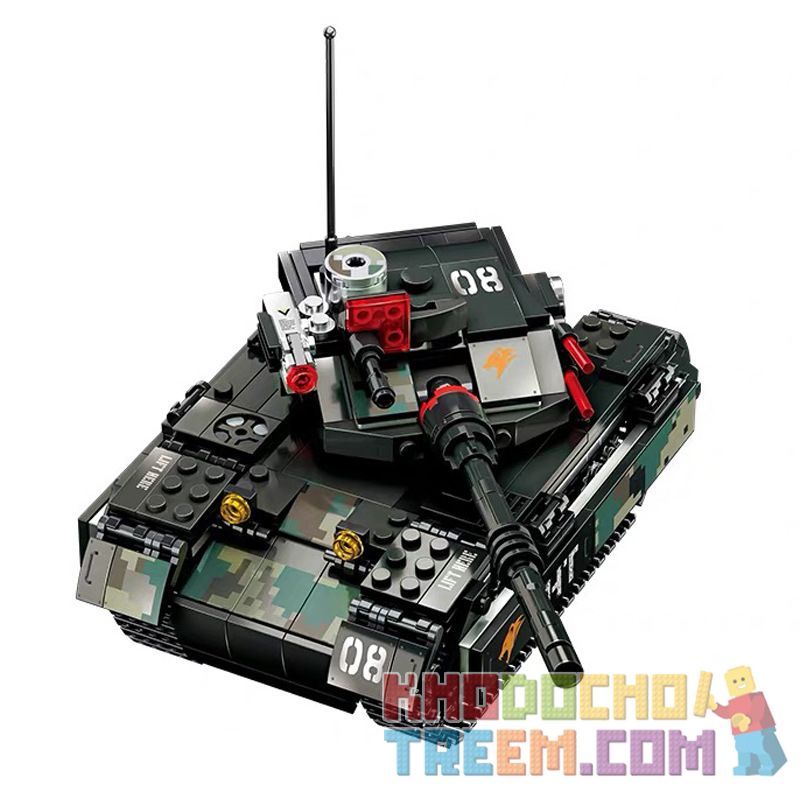 WISE BLOCK HA389048 389048 Xếp hình kiểu Lego MILITARY ARMY Light Armored Vehicle Remote Military Tank Car Xe Tăng Quân Sự điều 
