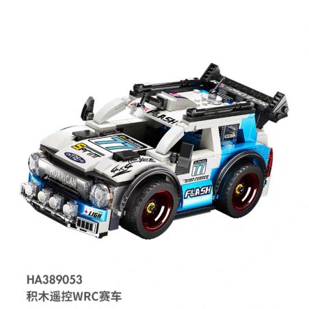 WISE BLOCK HA389053 389053 HA389115 389115 non  ĐUA XE WRC ĐIỀU KHIỂN TỪ XA bộ đồ chơi xếp lắp ráp ghép mô hình Speed Champions Racing Cars CYCLE RACING Đua Xe Công Thức 380 khối