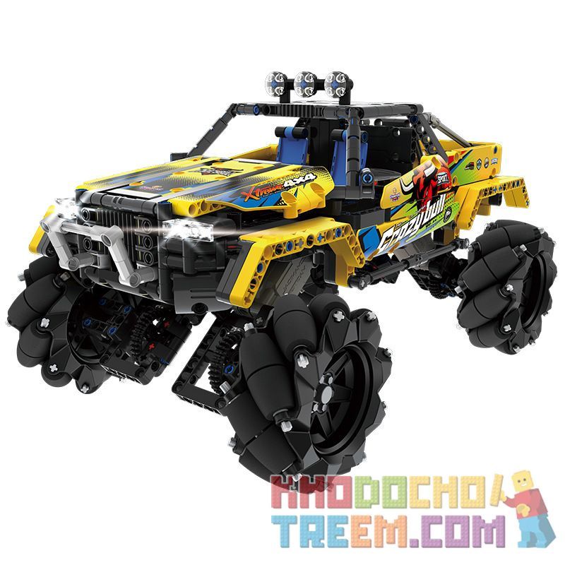 NO.1 9802 QIHUI 9802 Xếp hình kiểu Lego TECHNIC Tool Master Stunt Drift 4WD Stunt Drift Xe địa Hình Dẫn động Bốn Bánh 1030 khối