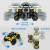 QIHUI 9802 non  STUNT DRIFT XE ĐỊA HÌNH DẪN ĐỘNG BỐN BÁNH bộ đồ chơi xếp lắp ráp ghép mô hình  Kỹ Thuật Công Nghệ Cao Mô Hình Phương Tiện 1030 khối
