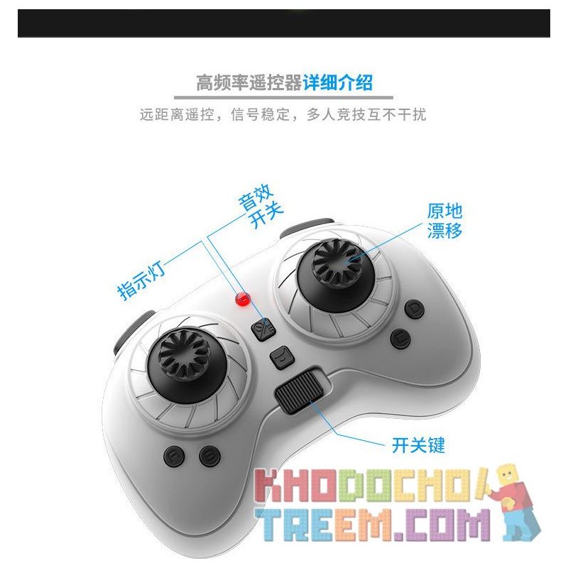 QIHUI 9802 non  STUNT DRIFT XE ĐỊA HÌNH DẪN ĐỘNG BỐN BÁNH bộ đồ chơi xếp lắp ráp ghép mô hình  Kỹ Thuật Công Nghệ Cao Mô Hình Phương Tiện 1030 khối