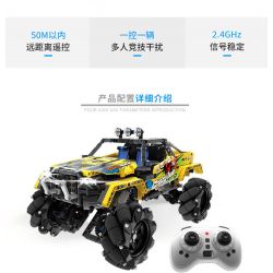 QIHUI 9802 non  STUNT DRIFT XE ĐỊA HÌNH DẪN ĐỘNG BỐN BÁNH bộ đồ chơi xếp lắp ráp ghép mô hình  Kỹ Thuật Công Nghệ Cao Mô Hình Phương Tiện 1030 khối