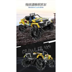 QIHUI 9802 non  STUNT DRIFT XE ĐỊA HÌNH DẪN ĐỘNG BỐN BÁNH bộ đồ chơi xếp lắp ráp ghép mô hình  Kỹ Thuật Công Nghệ Cao Mô Hình Phương Tiện 1030 khối