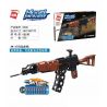 Enlighten 6006 Qman 6006 non  SÚNG TRƯỜNG TỰ ĐỘNG AK-47 bộ đồ chơi xếp lắp ráp ghép mô hình  MODEL POWER Kỹ Thuật Công Nghệ Cao Mô Hình Phương Tiện 658 khối