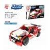 Enlighten 6001 Qman 6001 non  XẾP HẠNG XE ĐUA ĐỎ RED WOLF bộ đồ chơi xếp lắp ráp ghép mô hình  MODEL POWER Kỹ Thuật Công Nghệ Cao Mô Hình Phương Tiện 257 khối