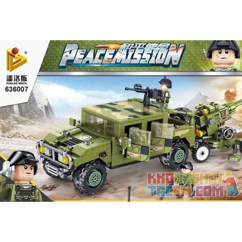 PanlosBrick 636007 Panlos Brick 636007 non  GIẢI CỨU VŨ TRANG bộ đồ chơi xếp lắp ráp ghép mô hình Peacemission Nhiệm Vụ Gìn Giữ Hòa Bình 479 khối