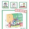 YURI 66111 non  ĐU QUAY bộ đồ chơi xếp lắp ráp ghép mô hình City Modern Paradise FERRIS WHEEL Thành Phố Thiên Đường Hiện Đại 624 khối
