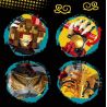 19002 non  VUA KHỈ bộ đồ chơi xếp lắp ráp ghép mô hình 330 khối