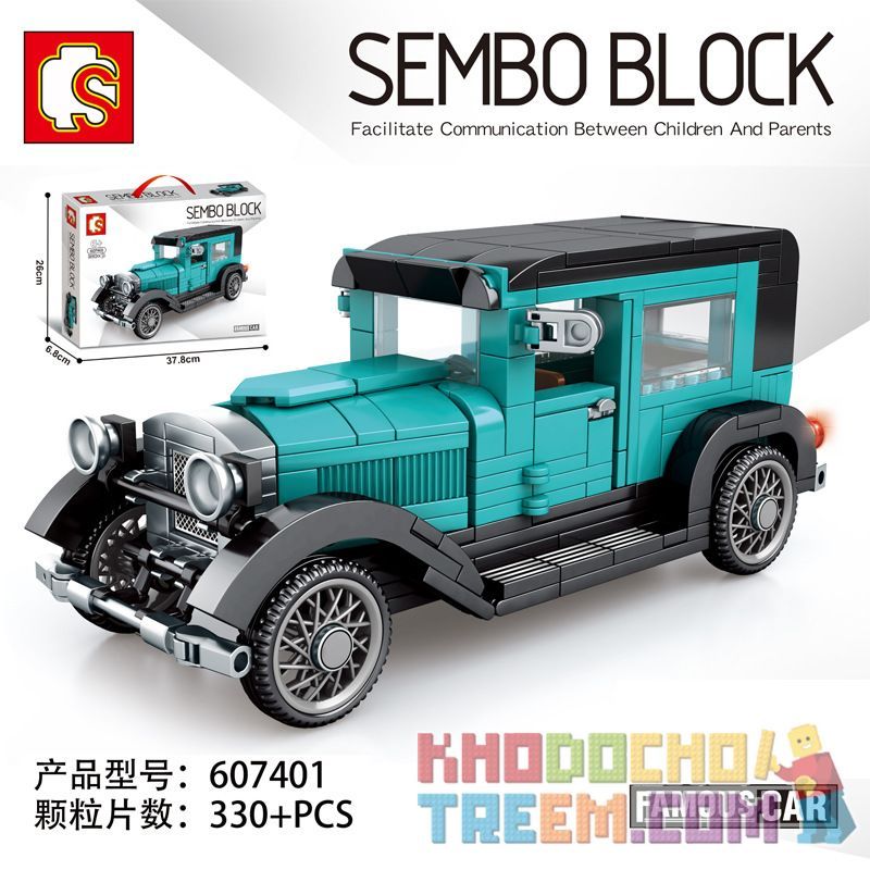 SEMBO 607401 non Lego FORD LOẠI A. bộ đồ chơi xếp lắp ráp ghép mô hình Racers FAMOUS CAR FORD 1930 MODEL Đua Tốc Độ 330 khối