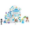 ZHEGAO QL1140 1140 non  NGÔI NHÀ BĂNG LILY MƯỢT bộ đồ chơi xếp lắp ráp ghép mô hình Winasor Castle Lâu Đài Winasor 351 khối
