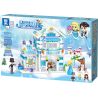 ZHEGAO QL1140 1140 non  NGÔI NHÀ BĂNG LILY MƯỢT bộ đồ chơi xếp lắp ráp ghép mô hình Winasor Castle Lâu Đài Winasor 351 khối