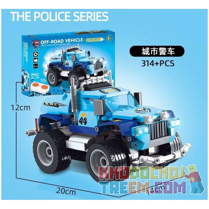 SHENZHEN RAEL ENTERTAINMENT 50001 50002 50003 50004 non  4 LOẠI XE CẢNH SÁT ĐÔ THỊ BEN KỸ THUẬT CỨU HỎA ĐỊA HÌNH QUÂN ĐỘI bộ đồ chơi xếp lắp ráp ghép mô hình  FREERUNNER TRUCKER Kỹ Thuật Công Nghệ Cao Mô Hình Phương Tiện 1379 khối