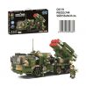 WOMA C0119 0119 non  XE PHÓNG TÊN LỬA PHÒNG KHÔNG TẦM TRUNG VÀ NGẮN HONGQI-16 bộ đồ chơi xếp lắp ráp ghép mô hình World Of Ballistic Missile Trận Chiến Tên Lửa 744 khối