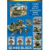 IBLOCK PL-920-174 920-174 PL920-174 SEMBO 105656 non  XE TÊN LỬA RED ARROW bộ đồ chơi xếp lắp ráp ghép mô hình Iron Blood Heavy Equipment Đặc Nhiệm Máu Và Sắt 616 khối