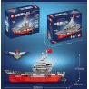 IBLOCK PL-920-177 920-177 PL920-177 SEMBO 202040 non  TÀU SƠN ĐÔNG bộ đồ chơi xếp lắp ráp ghép mô hình Military Army PLA' NAVY SHANDONG Quân Sự Bộ Đội 458 khối