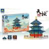 Kazi KY2001 2001 non  ĐỀN THIÊN ĐƯỜNG BẮC KINH 1 100 tỷ lệ 1:100 bộ đồ chơi xếp lắp ráp ghép mô hình Chinatown BEIJING TIANTAN Khu Phố Tàu 1736 khối