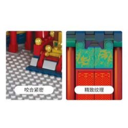 Kazi KY2001 2001 non  ĐỀN THIÊN ĐƯỜNG BẮC KINH 1 100 tỷ lệ 1:100 bộ đồ chơi xếp lắp ráp ghép mô hình Chinatown BEIJING TIANTAN Khu Phố Tàu 1736 khối