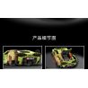 MouldKing 10011 Mould King 10011 non  LAMBORGHINI SIAN. bộ đồ chơi xếp lắp ráp ghép mô hình Speed Champions Racing Cars LINBAOGINNI SIERNE Đua Xe Công Thức 1168 khối