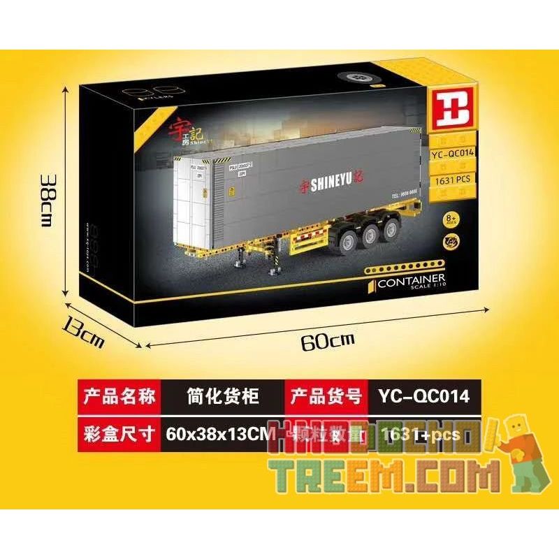 HAPPY BUILD YC-QC014 QC014 YCQC014 non  ĐƠN GIẢN HÓA VÙNG CHỨA 1:10 tỷ lệ 1:10 bộ đồ chơi xếp lắp ráp ghép mô hình Build Team SHINEYU CONTAINER Đội Xây Dựng 1631 khối HAPPY BUILD YC-QC014 QC014 YCQC014 non  ĐƠN GIẢN HÓA VÙNG CHỨA 1:10 tỷ lệ 1:10 bộ đồ chơi xếp lắp ráp ghép mô hình Build Team SHINEYU CONTAINER Đội Xây Dựng 1631 khối