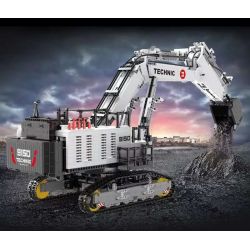 HAPPY BUILD YC-GC004 GC004 YCGC004 non  MÁY XÚC 1:17 tỷ lệ 1:17 bộ đồ chơi xếp lắp ráp ghép mô hình Build Team SHINEYU KY EXCAVATOR Đội Xây Dựng 4342 khối