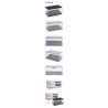 LEZHAN 3028A non  HỘP HIỂN THỊ HẠT NHỎ bộ đồ chơi xếp lắp ráp ghép mô hình Gear Đồ Lắp Ghép 2 khối