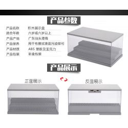 LEZHAN 3028A non  HỘP HIỂN THỊ HẠT NHỎ bộ đồ chơi xếp lắp ráp ghép mô hình Gear Đồ Lắp Ghép 2 khối