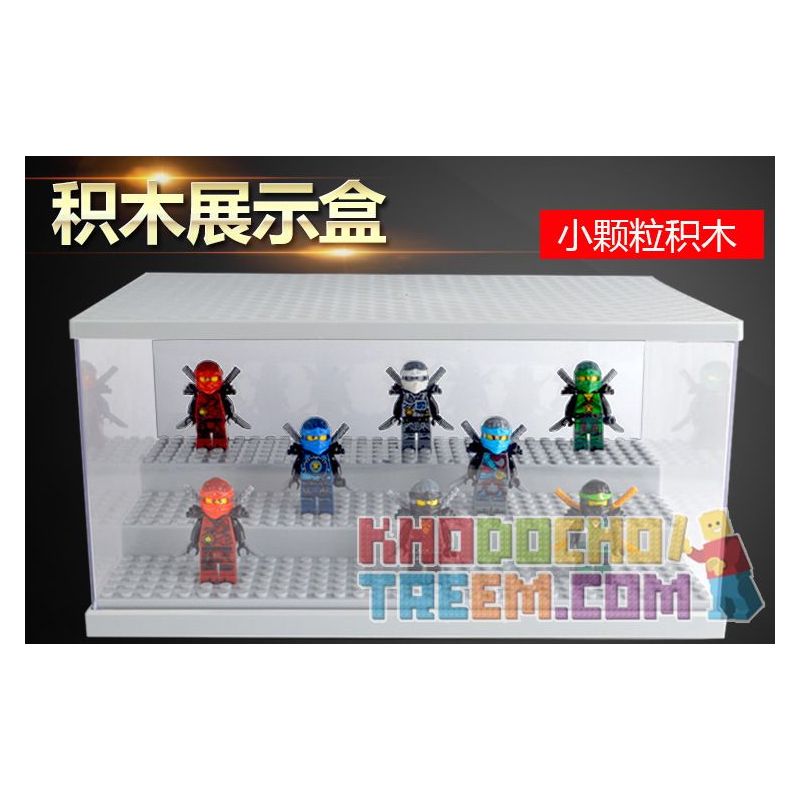 LEZHAN 3028A non  HỘP HIỂN THỊ HẠT NHỎ bộ đồ chơi xếp lắp ráp ghép mô hình Gear Đồ Lắp Ghép 2 khối