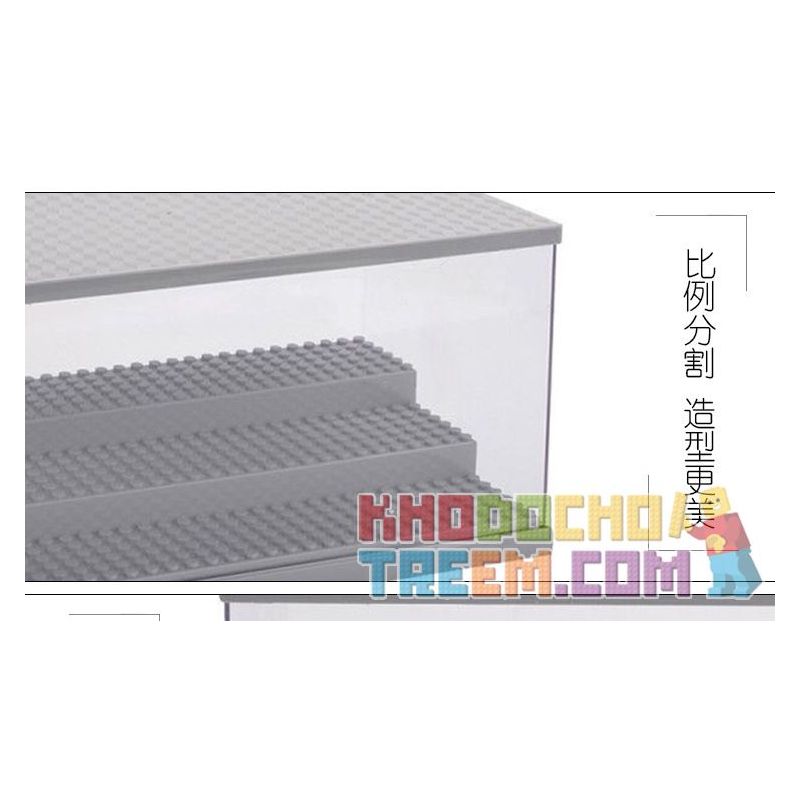 LEZHAN 3028A non  HỘP HIỂN THỊ HẠT NHỎ bộ đồ chơi xếp lắp ráp ghép mô hình Gear Đồ Lắp Ghép 2 khối