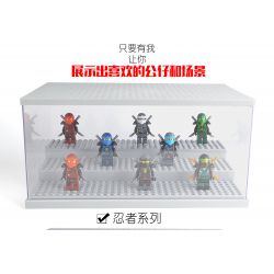 LEZHAN 3028A non  HỘP HIỂN THỊ HẠT NHỎ bộ đồ chơi xếp lắp ráp ghép mô hình Gear Đồ Lắp Ghép 2 khối