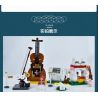 SLUBAN M38-B0818 B0818 0818 M38B0818 38-B0818 non  CỬA HÀNG THÚ CƯNG LUCKY CAT bộ đồ chơi xếp lắp ráp ghép mô hình Chinatown FORTUNE CAT Khu Phố Tàu 308 khối