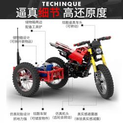 ACHKO 50001 non  MÔ TÔ CẮM TRẠI ĐỊA HÌNH bộ đồ chơi xếp lắp ráp ghép mô hình  COME ALIVE Kỹ Thuật Công Nghệ Cao Mô Hình Phương Tiện 539 khối