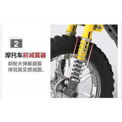 ACHKO 50001 non  MÔ TÔ CẮM TRẠI ĐỊA HÌNH bộ đồ chơi xếp lắp ráp ghép mô hình  COME ALIVE Kỹ Thuật Công Nghệ Cao Mô Hình Phương Tiện 539 khối