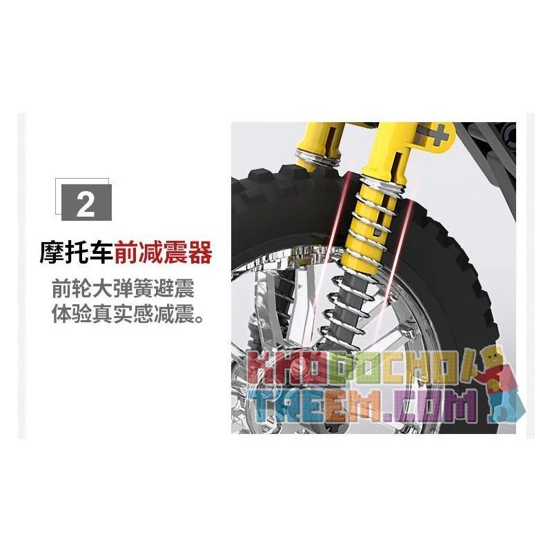 ACHKO 50001 non  MÔ TÔ CẮM TRẠI ĐỊA HÌNH bộ đồ chơi xếp lắp ráp ghép mô hình  COME ALIVE Kỹ Thuật Công Nghệ Cao Mô Hình Phương Tiện 539 khối