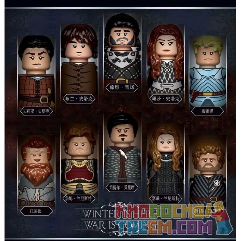 SUPER 18K K101 non  THÀNH PHỐ MÙA ĐÔNG bộ đồ chơi xếp lắp ráp ghép mô hình Game Of Thrones GAME OF THRONES WINTERFELL Trò Chơi Vương Quyền 2217 khối