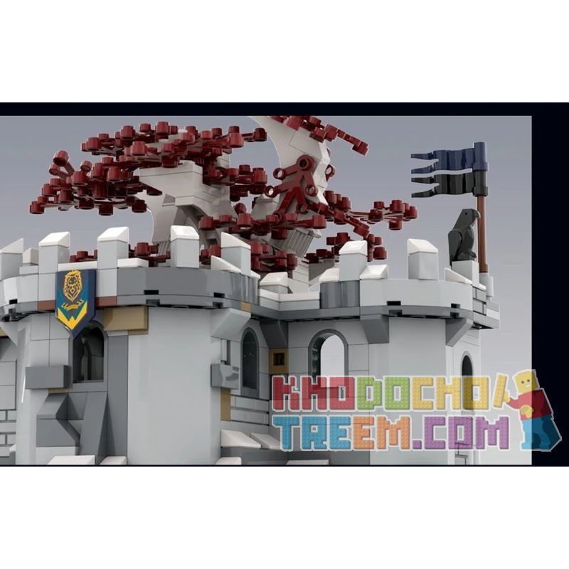 SUPER 18K K101 non  THÀNH PHỐ MÙA ĐÔNG bộ đồ chơi xếp lắp ráp ghép mô hình Game Of Thrones GAME OF THRONES WINTERFELL Trò Chơi Vương Quyền 2217 khối