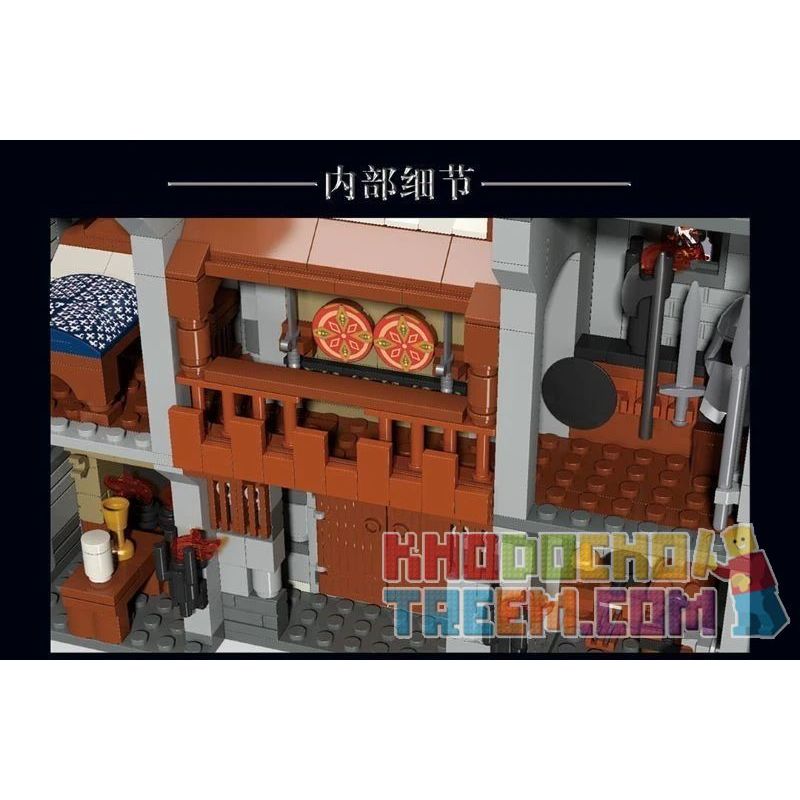 SUPER 18K K101 non  THÀNH PHỐ MÙA ĐÔNG bộ đồ chơi xếp lắp ráp ghép mô hình Game Of Thrones GAME OF THRONES WINTERFELL Trò Chơi Vương Quyền 2217 khối