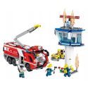 FORANGE FC3109 3109 non Lego XE CỨU HỎA SÂN BAY bộ đồ chơi xếp lắp ráp ghép mô hình Fire Rescure FIRE FIGHTERS 630 khối