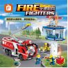 FORANGE FC3109 3109 non  XE CỨU HỎA SÂN BAY bộ đồ chơi xếp lắp ráp ghép mô hình Fire Rescure FIRE FIGHTERS 630 khối