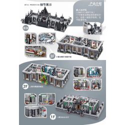 PanlosBrick 613002 Panlos Brick 613002 non  CƠ SỞ ĐIỀU TRỊ ĐIÊN CUỒNG bộ đồ chơi xếp lắp ráp ghép mô hình Creator LUNATIC HOSPITAL Sáng Tạo 7527 khối